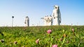 Memorial of the glorious Heroes of Panfilov division, defeated fascists in Moscow battle, Dubosekovo, Moscow region, Russia.