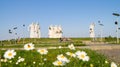 Memorial of the glorious Heroes of Panfilov division, defeated fascists in Moscow battle, Dubosekovo, Moscow region, Russia.