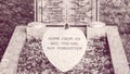 Memorial Plaque on the Grave