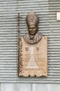 Memorial plaque of John Paul II at Wielka Krokiew