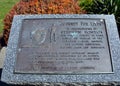 Memorial plaque of Terrance Stanley `Terry` Fox