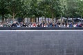 Memorial Pool at Ground Zero in Lower Manhattan, NYC Royalty Free Stock Photo