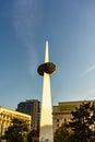 Memorial of Rebirth from communism in Bucharest, Romania, 2019 Royalty Free Stock Photo