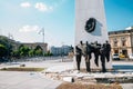 Memorial of Rebirth at Victory Avenue Revolution Square in Bucharest, Romania