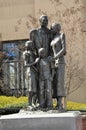Memorial to African-American Families on the river in Savannah.