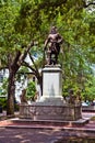 Memorial in Savannah for General Oglethorpe Royalty Free Stock Photo