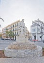 Memorial seafarer statue Ibiza