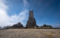 Memorial Shipka view in Bulgaria.