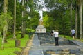Memorial Statue Of Fallen Heroes At The Museum In Kuching, Sarawak