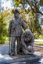 Memorial statue to Australian firemen who have lost thier lives on duty, Kings Park, Perth, Australia
