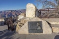 Memorial of Stephen Tyng Mather, a pioneer in founding and exploring the Grand Canyon national park