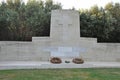 Memorial Stone, Burnu Cemetery at Anzac Cove, Gallipoli Peninsula, Turkey Royalty Free Stock Photo