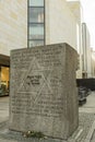 The Memorial Stone for the Destroyed Main Synagogue in Munich