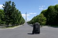 Memorial stone on the site of the future monument to the fallen defenders of Moscow in the great Patriotic war on Poklonnaya Hill