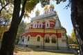 Shipka Memorial Church or Shipka Monastery is a Bulgarian Orthodox church Royalty Free Stock Photo