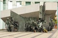 Memorial to the 1944 uprising in Warsaw. Poland Royalty Free Stock Photo