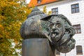 Memorial to Albert Einstein in German town Ulm Royalty Free Stock Photo