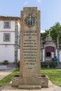 Memorial to Alvaro Anes Cernache Royalty Free Stock Photo