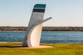 Memorial to Bill Muncey in San Diego on Mission Bay