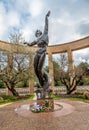 Memorial to the fallen in Normandy Royalty Free Stock Photo