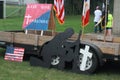 Memorial to a fallen soldier at the Save Our Cross Rally, Knoxville, Iowa, August 30, 2015