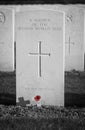 Memorial to those killed in the Second World WAr battle for Normandy Royalty Free Stock Photo