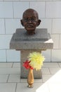 Memorial to Mahatma Gandhi in Gandhiji Prem Nivas in Titagarh, India Royalty Free Stock Photo