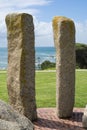 Memorial to mark the site of the first harbourmaster's cottage