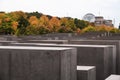 Memorial to the Murdered Jews of Europe also known as the Holocaust Memorial German: Holocaust Mahnmal in Berlin, Germany Royalty Free Stock Photo