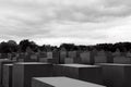 The Memorial to the Murdered Jews of Europe, the Holocaust Memorial,memorial in Berlin, Jewish victims, Holocaust Royalty Free Stock Photo