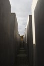 The Memorial to the Murdered Jews of Europe, the Holocaust Memorial,memorial in Berlin, Jewish victims, Holocaust Royalty Free Stock Photo