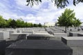 Berlin, Germany - 6/22/15: The Memorial to the Murdered Jews of Europe is a memorial in Berlin to the Jewish victims of the