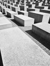 Memorial to the Murdered Jews of Europe, vertical, grayscale