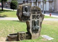 Memorial to the Roby brothers, in the gardens of the Square of the Republic, Braga, Portugal