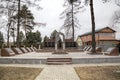 Memorial to soldiers of 5 armies of the Western front. Zvenigorod, Russia.