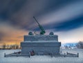 Memorial to the Soldiers of the 1st Air Defence Corps in Abram-Mys Murmansk