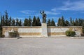 Memorial to the 300 spartans, Greece Royalty Free Stock Photo