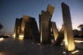 The memorial to UAE soldiers killed in the line of duty, known as Wahat al Karama, in Abu Dhabi