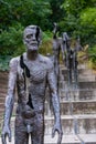 Memorial to the Victims of Communism Prague in Czech Republic. Royalty Free Stock Photo