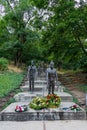 Memorial to the Victims of Communism Prague in Czech Republic. Royalty Free Stock Photo