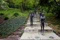 Memorial to the Victims of Communism, Prague, Czech Republic Royalty Free Stock Photo