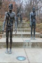 Memorial to Victims of Communism on Uyezd Street at foot of Petrshin Hill, Prague, Czech Republic Royalty Free Stock Photo