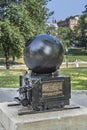 Memorial to World War I North Sea Mine Sweepers standing on the hill that overlooks the Frog Pond in Boston Common, near the Royalty Free Stock Photo