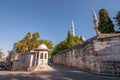 The memorial tomb of Mimar Sinan, the chief Ottoman architect Royalty Free Stock Photo