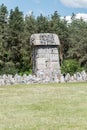 Memorial at Treblinka II of Nazi German extermination camp in occupied Poland during World War II