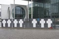 Memorial for victims of Berlin wall Royalty Free Stock Photo