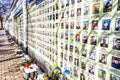 Memorial wall with the victims of the Maidan Square protests in the center of Kyiv, Ukraine, Europe