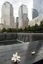 9/11 Memorial at World Trade Center, Ground Zero Royalty Free Stock Photo