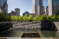 Memorial at World Trade Center Ground Zero The memorial was dedicated on the 10th anniversary of the Sept. 11, 2001 attacks Royalty Free Stock Photo