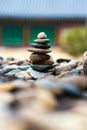 Balanced stones, balanced life, health and work. Royalty Free Stock Photo